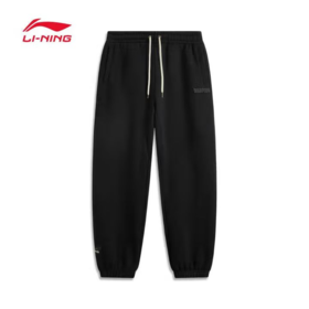 李宁男子束脚宽松卫裤运动裤AKLV013-3