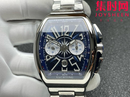 新款法穆兰 法兰克穆勒 FM Vanguard Yachting V45游艇计时系列 V45计时钢带款 男士腕表 商品图2