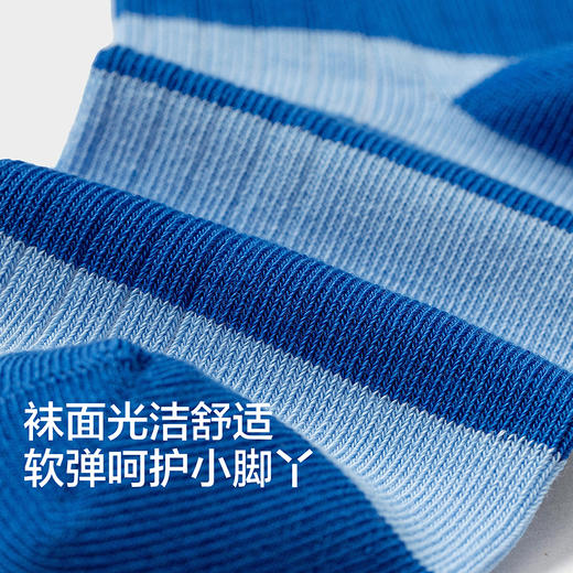 【balaOne】巴拉巴拉儿童袜子春秋男童女童棉袜学生打底四双装 商品图3