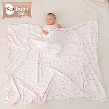 喜亲宝幼儿园夏凉被被套儿童被子套婴儿被罩宝宝豆豆150*120cm天空之城 商品图4