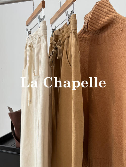 会员福利【高克重/显瘦弯刀裤】拉夏贝尔/La Chapelle宽松阔腿百搭香蕉库高腰显瘦显腿直弯刀裤牛仔裤 商品图7