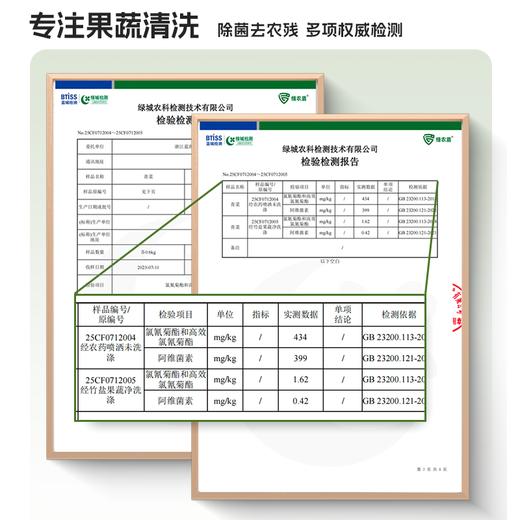 ³秒杀9.9元发3包【竹盐果蔬净】蔬菜水果清洗 200g/包 XN03-CRMM-HPK 商品图2