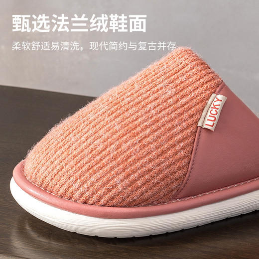 冬季【棉拖鞋男士】室内家居保暖 新款居家用加绒毛毛拖鞋 冬款男款 商品图1