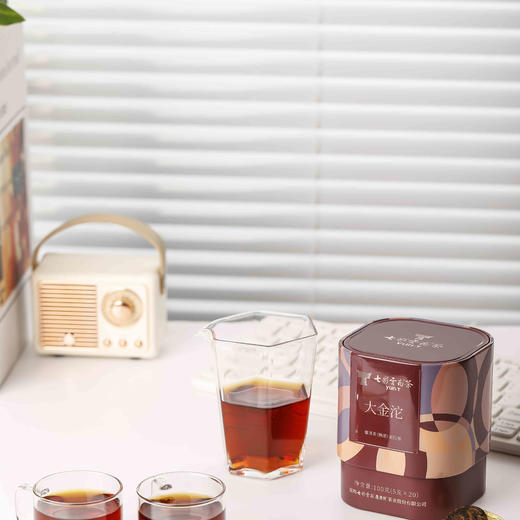 【七彩云南大金沱】正宗大叶茶，源自勐海高山茶园 ，熟韵陈香，浓醇滋味 沱型周正，圆润饱满 商品图7