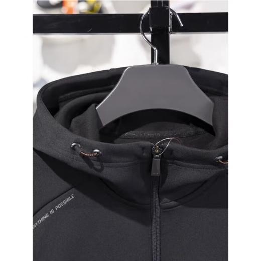 李宁男子2025春秋休闲连帽运动夹克外套AWDV125-1 商品图2