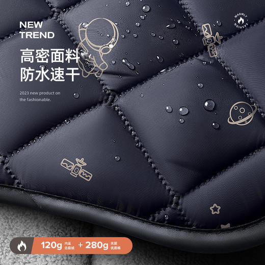 冬季电动车挡风被厂家防风双面防水加绒加厚摩托车秋冬防风被新款新品 商品图3