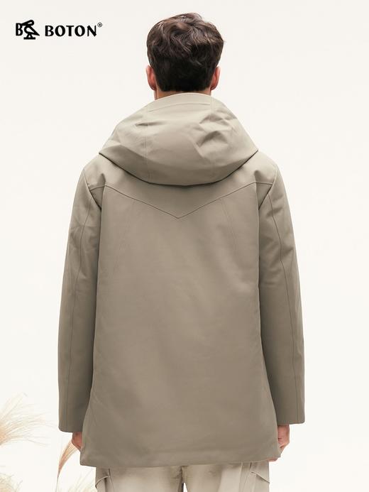 波顿男士秋冬 中长羽绒服 宽松暖适 锁温防钻绒百搭款MC831524 商品图1