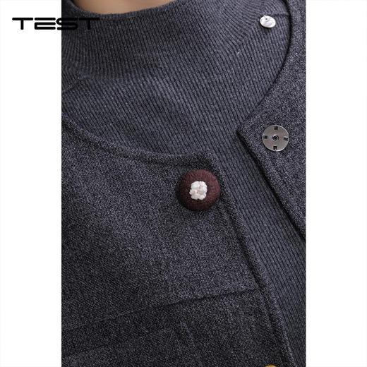 冬上新氛围感拉满叠穿搭配超有型短款呢外套2254081 商品图2