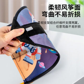 爸爸妈妈飞机玩具泡沫弹射飞机儿童玩具男孩户外发射飞机风筝枪新年礼物 商品图5