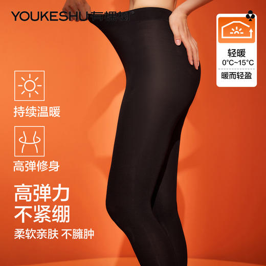 【M-XXL】【有棵树】女士玻尿酸打底裤保暖裤 商品图2