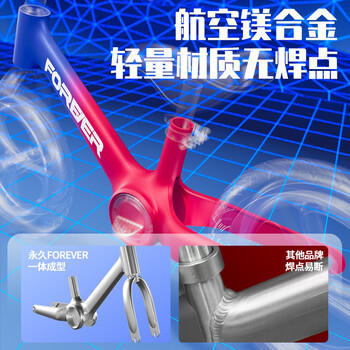 永久儿童平衡车1-3-6岁宝宝滑步车滑行车无脚踏男孩生日礼物14寸蓝色 商品图4