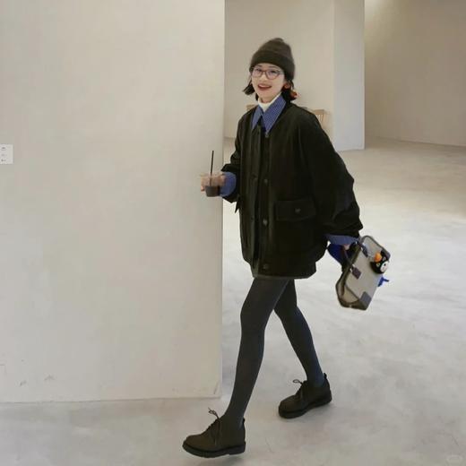 【秋冬服饰丨成人秋冬打底袜】面料软糯亲肤不紧绷，纹理细密紧实有质感，臀部双裆设计不易掉档，蜂窝形腰部设计，体感弹力更为舒适，颜色高级百搭，搭配连衣裙大衣都好看 商品图7