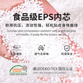 BabyWatch孕妇枕护腰侧睡枕托腹u型枕抱枕侧卧靠枕头可调节多功能糖果枕蓝 商品图3