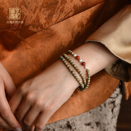 天然达拉干沉香佛珠 4.7mm*106颗 SP8430 商品图1