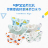 南极人（Nanjiren）5条装 婴儿口水巾360度旋转防水围嘴围脖纯棉女宝宝围兜饭兜 商品缩略图1