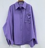 NC口袋小设计长袖衬衫50707（紫）秋季953012160321 商品缩略图0