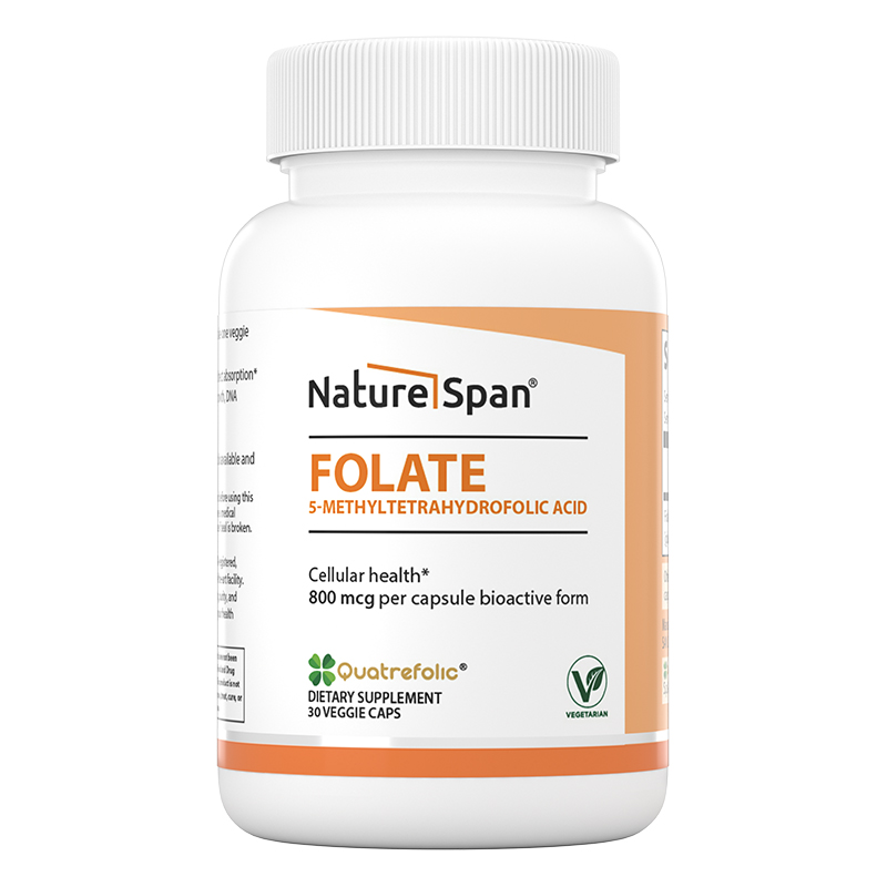 活性叶酸 800mcgDFE（5-甲基四氢叶酸30粒 NATURESPAN倍能适