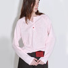 COICI亨利领粉色T恤 | 清新柔雾粉，打破秋日沉闷，洋气减龄提肤色【3-5天发货】 商品缩略图0