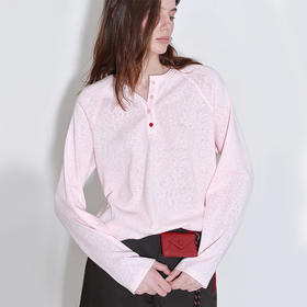 COICI亨利领粉色T恤 | 清新柔雾粉，打破秋日沉闷，洋气减龄提肤色【3-5天发货】