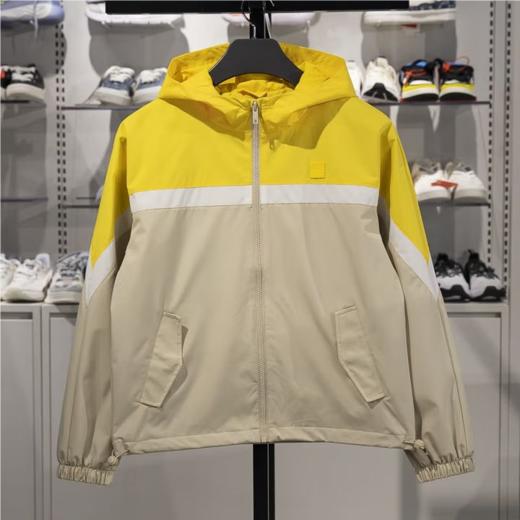 李宁女子2025春秋连帽健身风衣运动外套AFDV958-1 商品图0