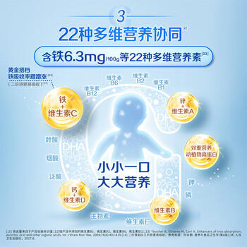 嘉宝（GERBER）多种磷脂+DHA配方米粉250g高铁易吸收宝宝辅食米粉6月+ 商品图3