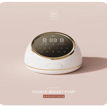 新贝吸奶器 电动吸奶器双边无痛全自动  拔奶器 大吸力便携吸乳器8129 商品图1
