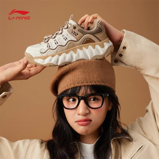 李宁｜迪士尼疯狂动物城联名系列曲奇鞋女子减震回弹板鞋经典休闲鞋AGCV254 商品图3