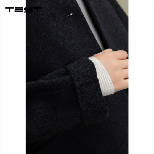 冬上新气质款黑色优雅显瘦双面呢大衣2254049 商品图3