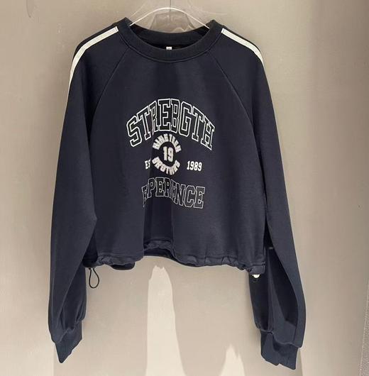 NC圆领双肩织带图案卫衣50702（蓝）秋季253060100321 商品图0