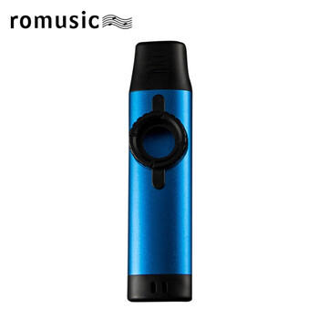 romusic卡祖笛口笛专业演奏型金属吉他尤克里里伴奏初学者乐器 蓝色 商品图1