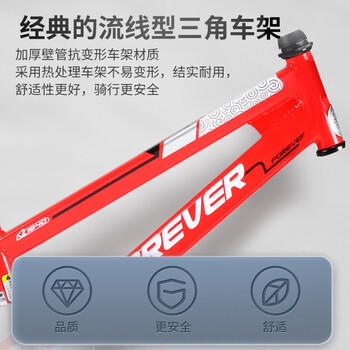 永久（FOREVER）儿童自行车中大童学生车小孩单车脚踏童车青少年山地车20寸蓝色 商品图3