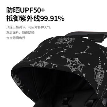 虎贝尔婴儿推车一键自动收车轻便高景观MPro2.0自动收车【升级款】雅金 商品图4