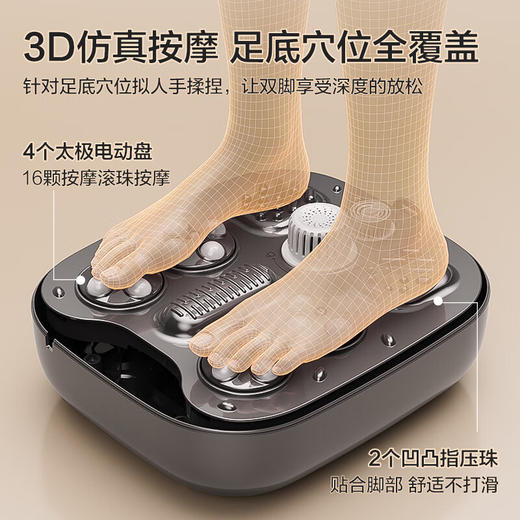 海尔泡脚桶杀菌足浴盆加热自动转盘按摩洗脚盆泡脚盆泡恒温小腿按摩盘送男女朋友父亲母亲实用礼物 【自动按摩+可拆卸按摩盘】HQY-J311H 商品图6