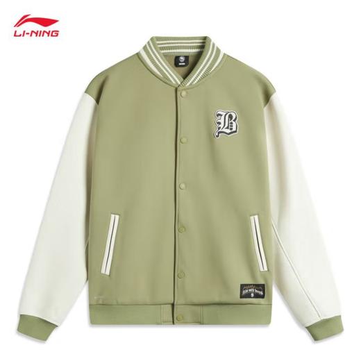 李宁男子2025加绒秋休闲连帽夹克外套AJDV003-6 商品图0