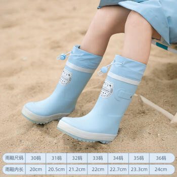 甜甜仔儿童雨鞋男女童水鞋中筒防水防滑耐磨学生专用女孩橡胶雨靴 商品图7