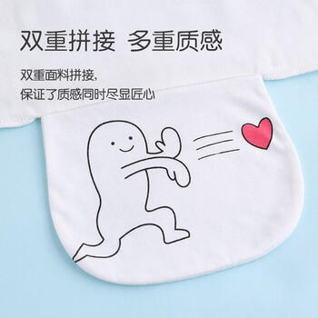 弗曼途 隔汗巾成人吸汗巾纯棉运动大号孕产妇老人透气垫背巾6层纱布加厚 商品图3