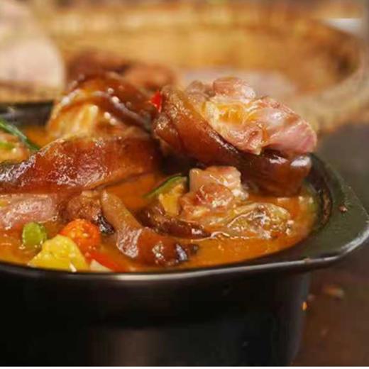 菜头商城 佤乡腊猪脚 净含量500克 商品图3