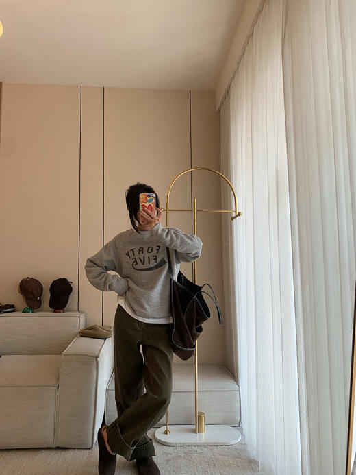 1021-2 亲戚工厂 一手渠道 45R全棉加绒卫衣 松软亲肤保暖 我穿L合身 商品图9