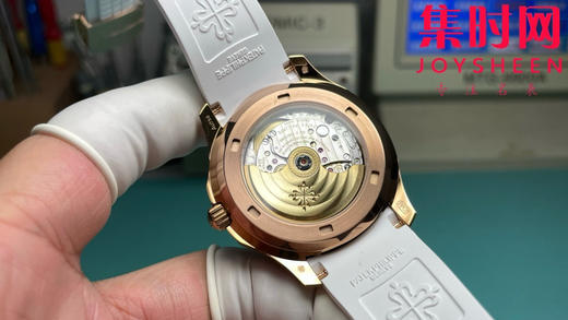 PP百达翡丽 分3K手雷5261R-001 新款笑脸对版原装到货！胶带对版原装，摆轮位置对版原装可调！扣升级对版原装！V2升级版！ 商品图6