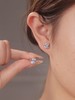 卡蒂罗KADER 冰晶花耳钉 在逃公主925银精致轻奢满镶闪锆优雅浪漫甜蜜璀璨闪耀 温柔气质女友养耳洞耳饰 商品缩略图5
