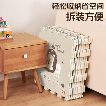 塔萌鱼爬行垫宝宝爬爬垫婴儿拼接地垫XPE环保泡沫垫子加厚9片节日礼物 商品图2