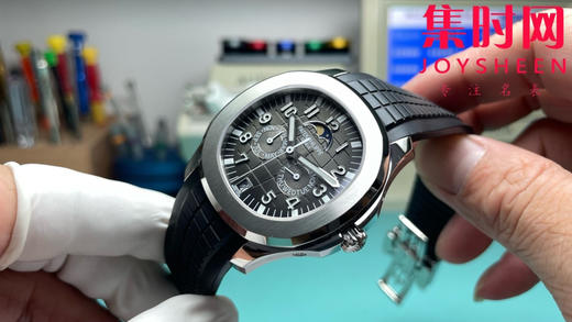 PP百达翡丽 分3K手雷5261R-001 新款笑脸对版原装到货！胶带对版原装，摆轮位置对版原装可调！扣升级对版原装！V2升级版！ 商品图2