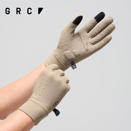 GRC桀骜无尽新款TECH秋冬保暖抓绒公路车自行车骑行反光手套 商品图1