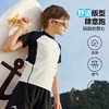 ASK JUNIOR童装儿童泳衣男童夏装专业训练服分体泳衣套装泡温泉 黑色 150 商品缩略图2