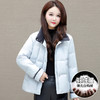 QYMCR-JYM69R02-Y 2025年新款秋冬时尚气质羽绒服女休闲保暖加厚白鸭绒外套 商品缩略图0