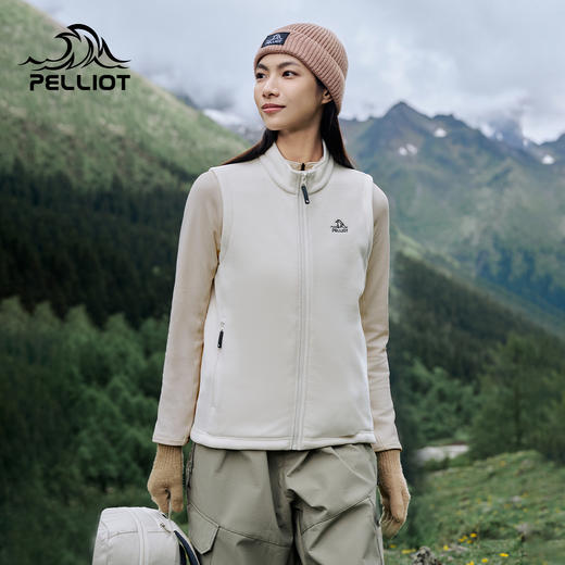 【P系列】伯希和Polartec200户外抓绒马甲女保暖透气徒步登山外套 商品图0