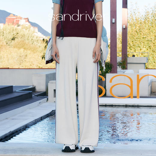 羊绒女直筒裤  SJF97K286N 商品图0