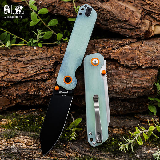 汉道树蛙多功能折叠刀便携小刀户外水果刀 商品图3