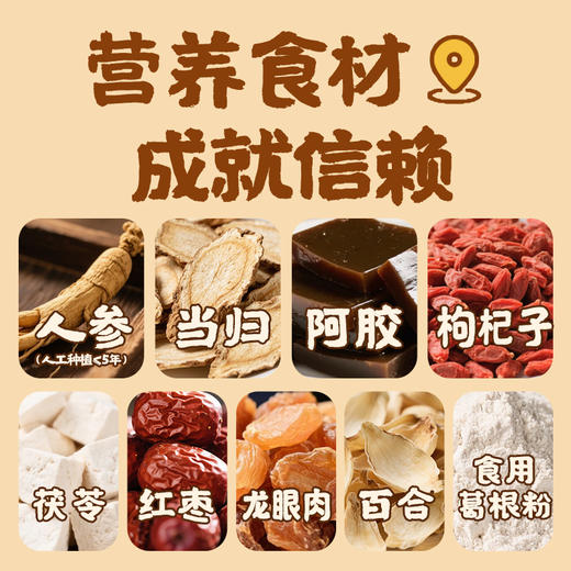 2袋装江中食疗人参当归元气粥250g/袋10包/袋 保质期至2026年7月 商品图2