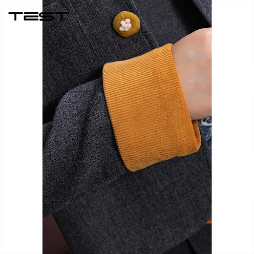 冬上新氛围感拉满叠穿搭配超有型短款呢外套2254081 商品图3